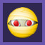 Purple mummy icon