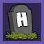 Purple H icon