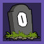 Purple O icon