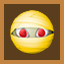 Orange mummy icon