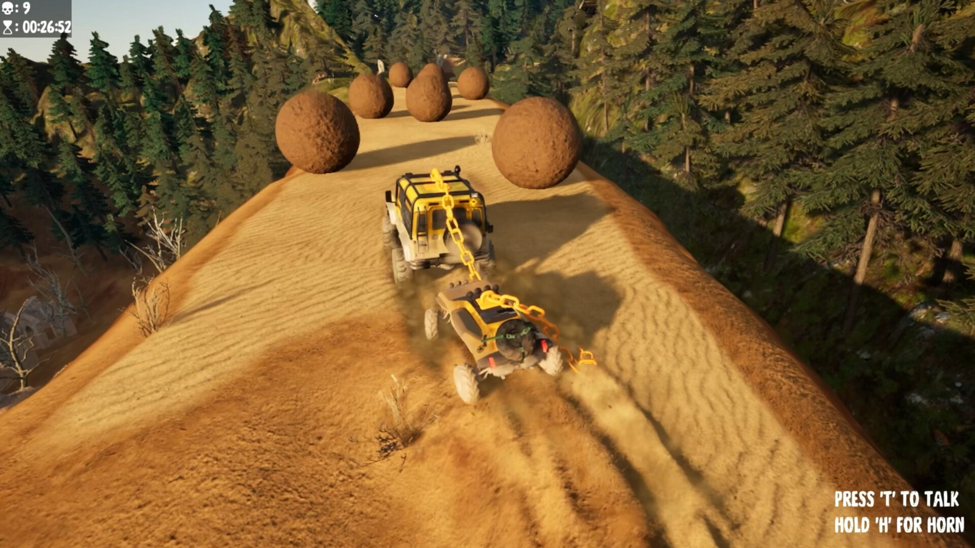 Chained Wheels Demo Screenshot 0