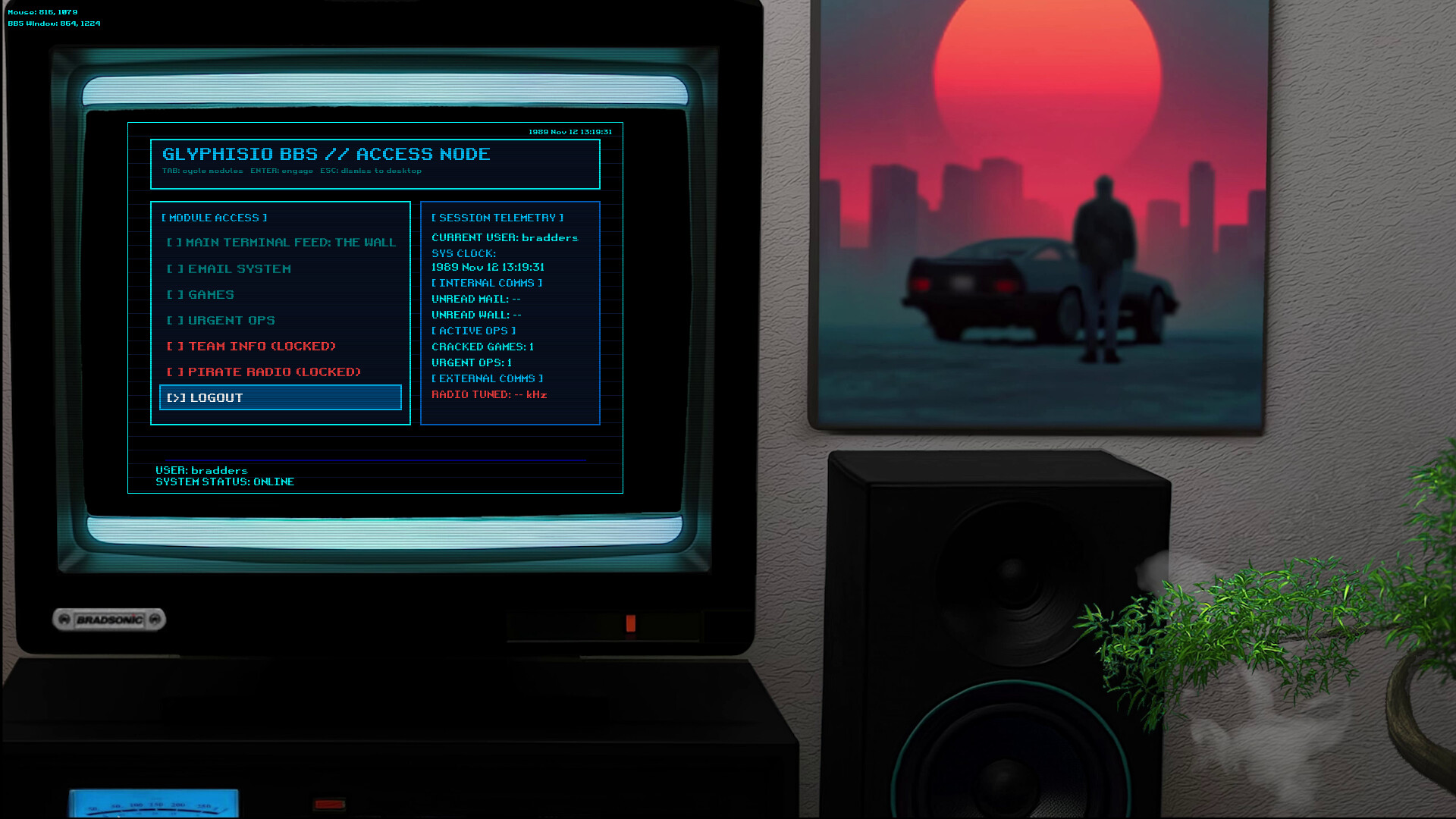 GLYPHIS_IO BBS: The Proxy Tapes 1989 Screenshot 7