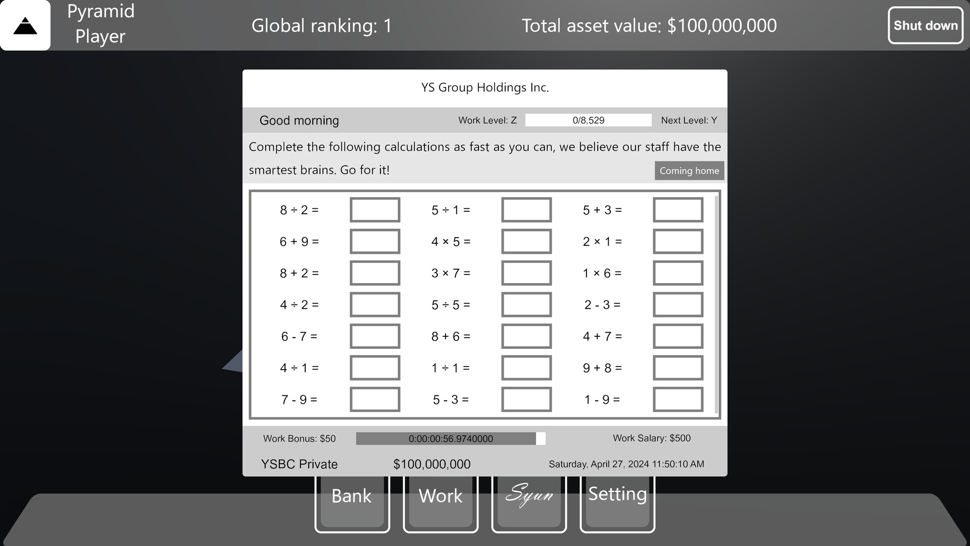 Pyramid Game Screenshot 8