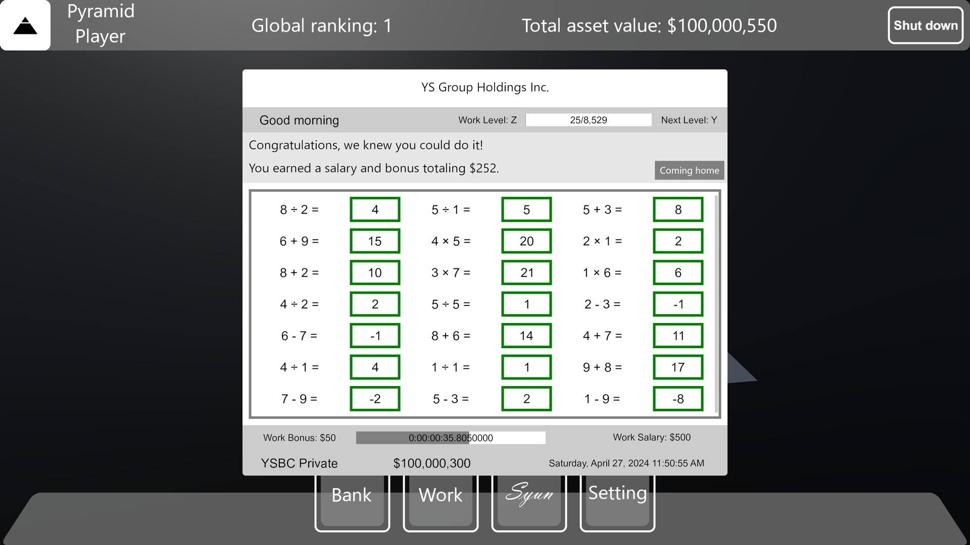 Pyramid Game Screenshot 9