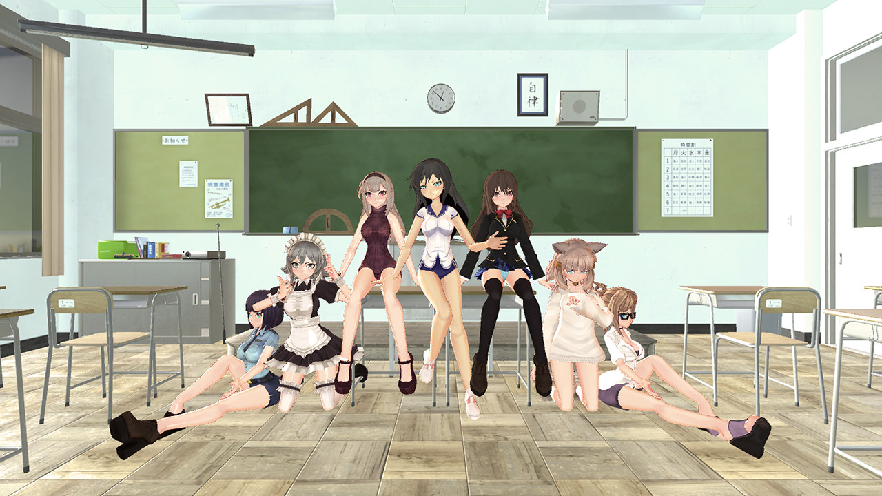 Beautiful Girl Fight School Screenshot 0