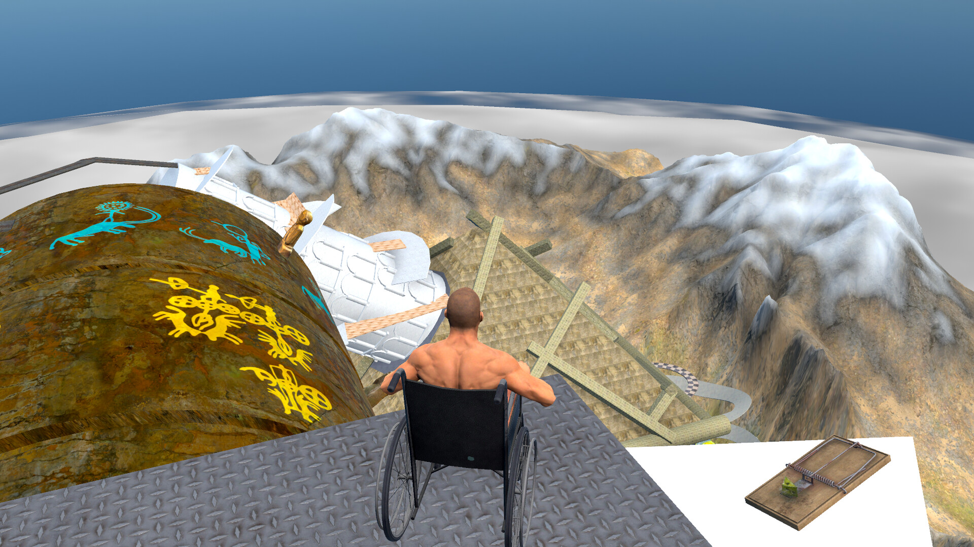 a Difficult game about Wheelchair Screenshot 4