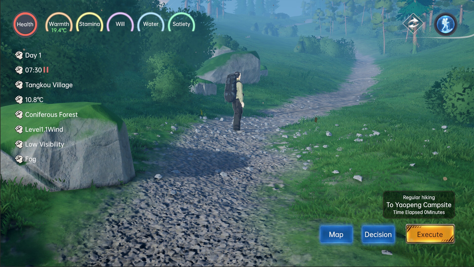 Aotai Traverse: Survival Simulator Screenshot 0