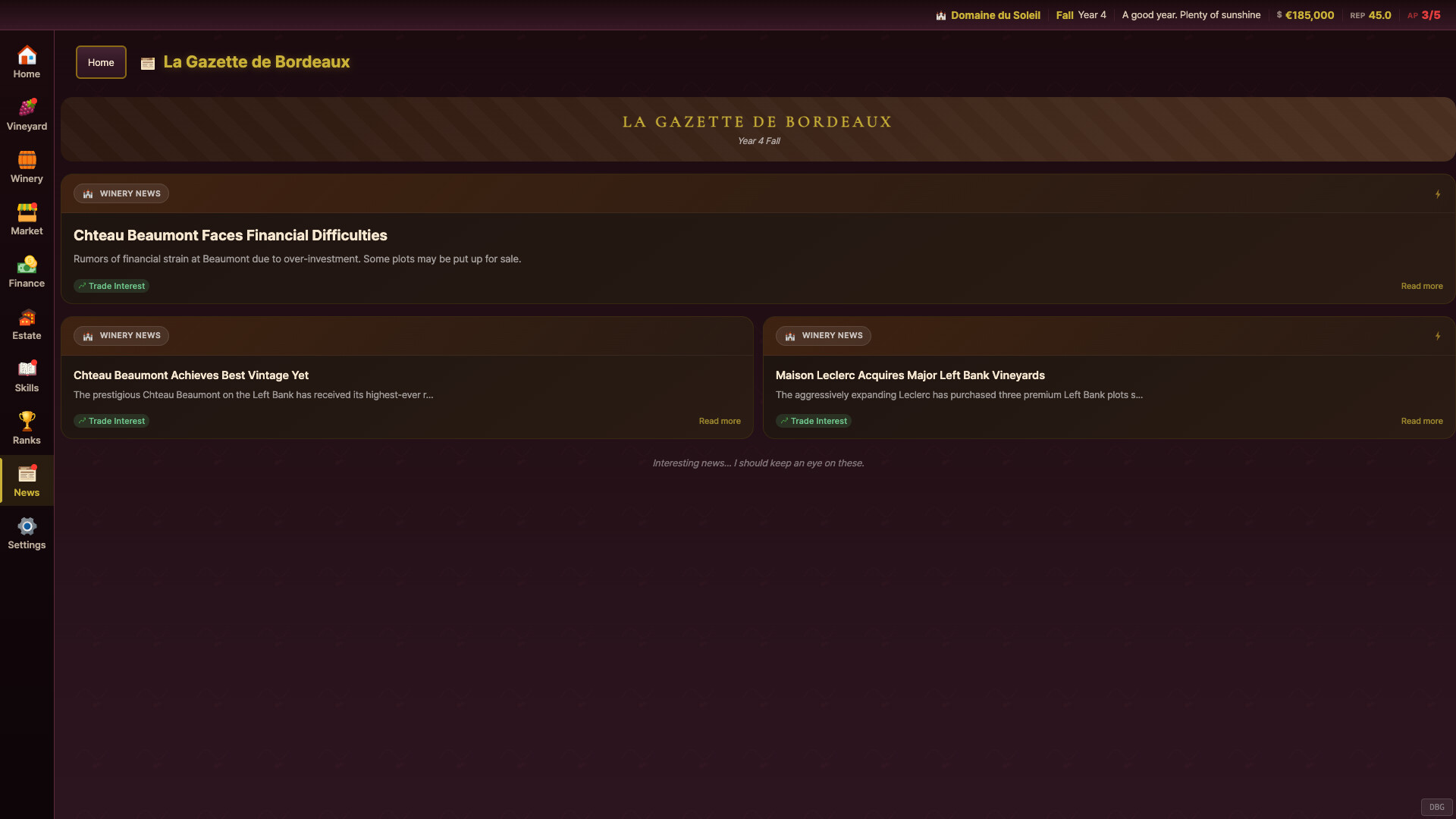 Grand Cru: The Wine Maker Screenshot 9