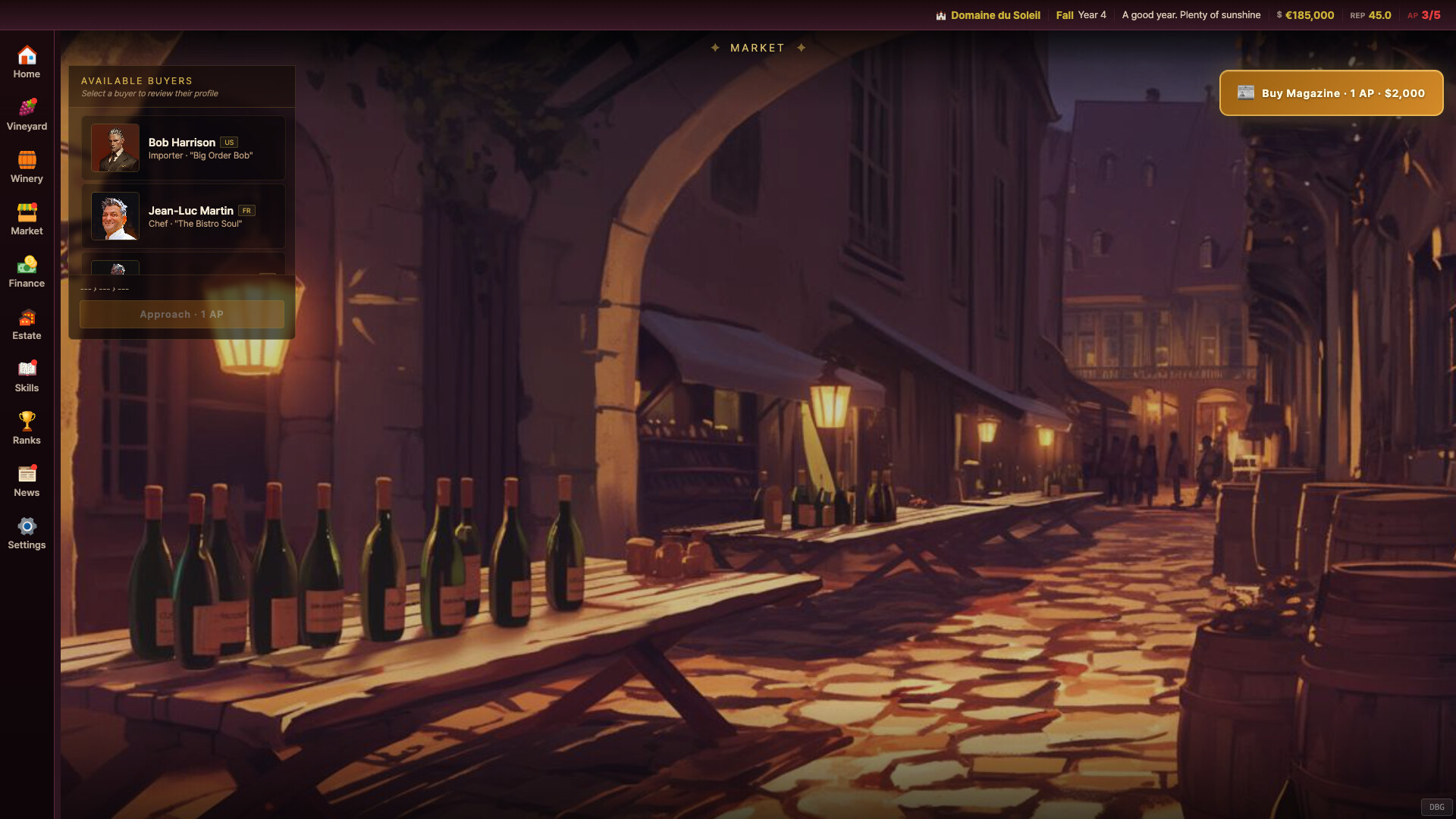 Grand Cru: The Wine Maker Screenshot 0