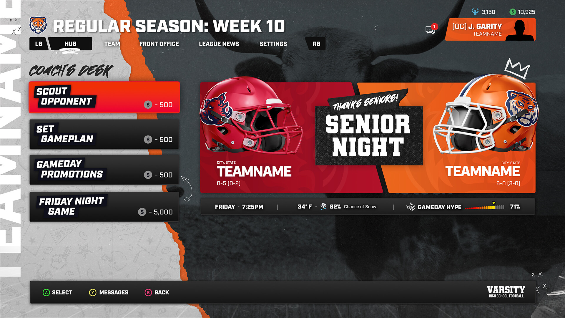 Varsity High School Football Screenshot 5