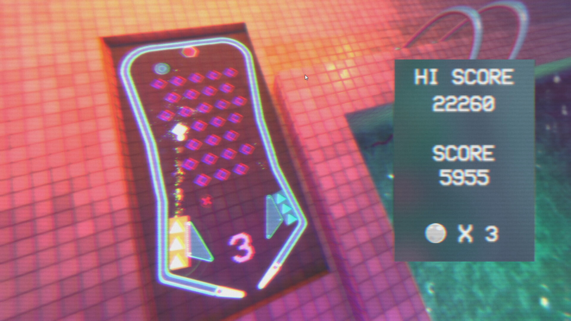 Vaporwave Pinball Screenshot 3