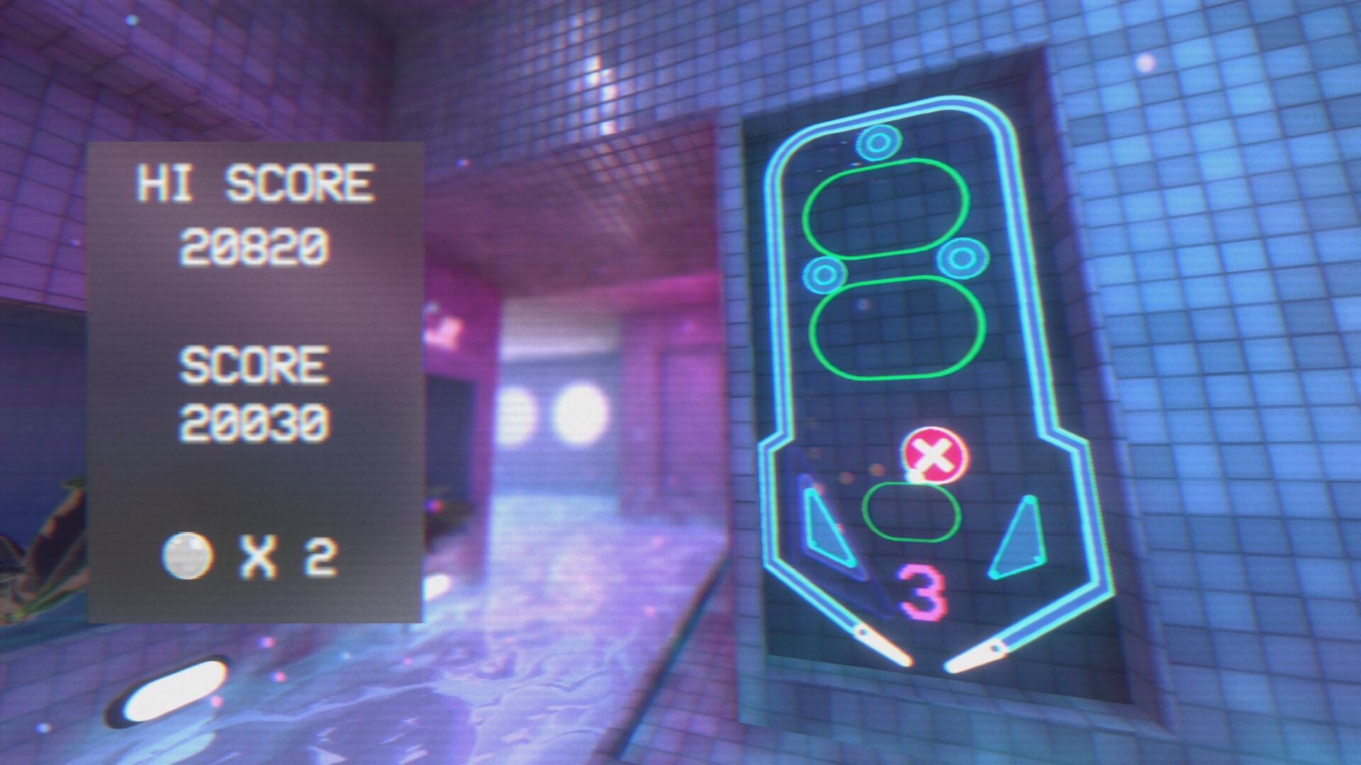 Vaporwave Pinball Screenshot 1
