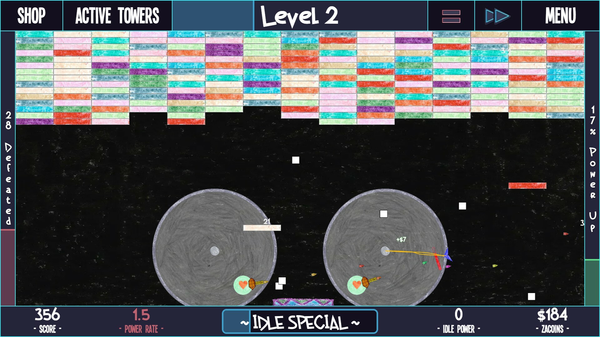 ZaciSa: Idle Defense! Demo Screenshot 4