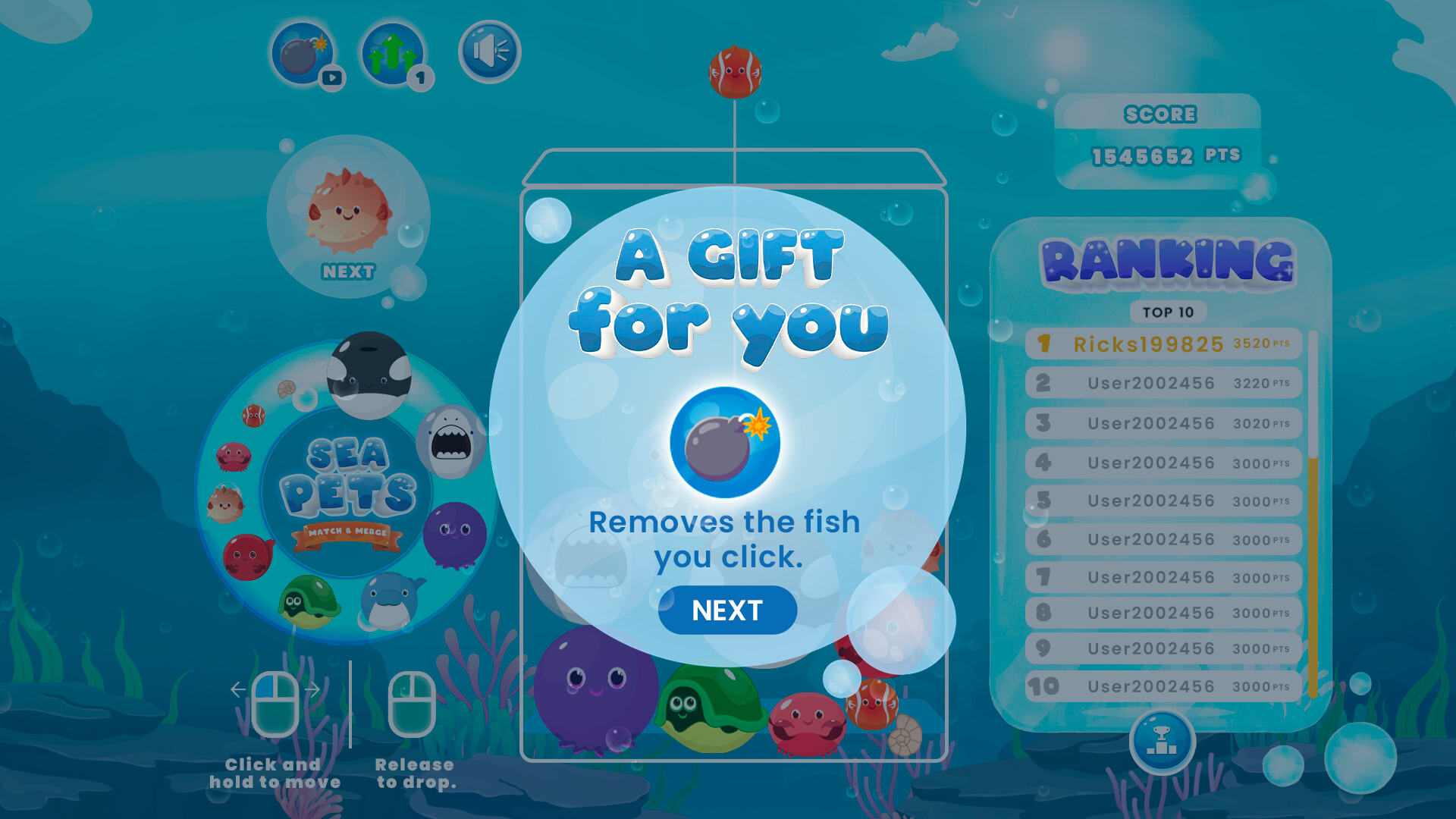 Sea Pets: Match & Merge Screenshot 3