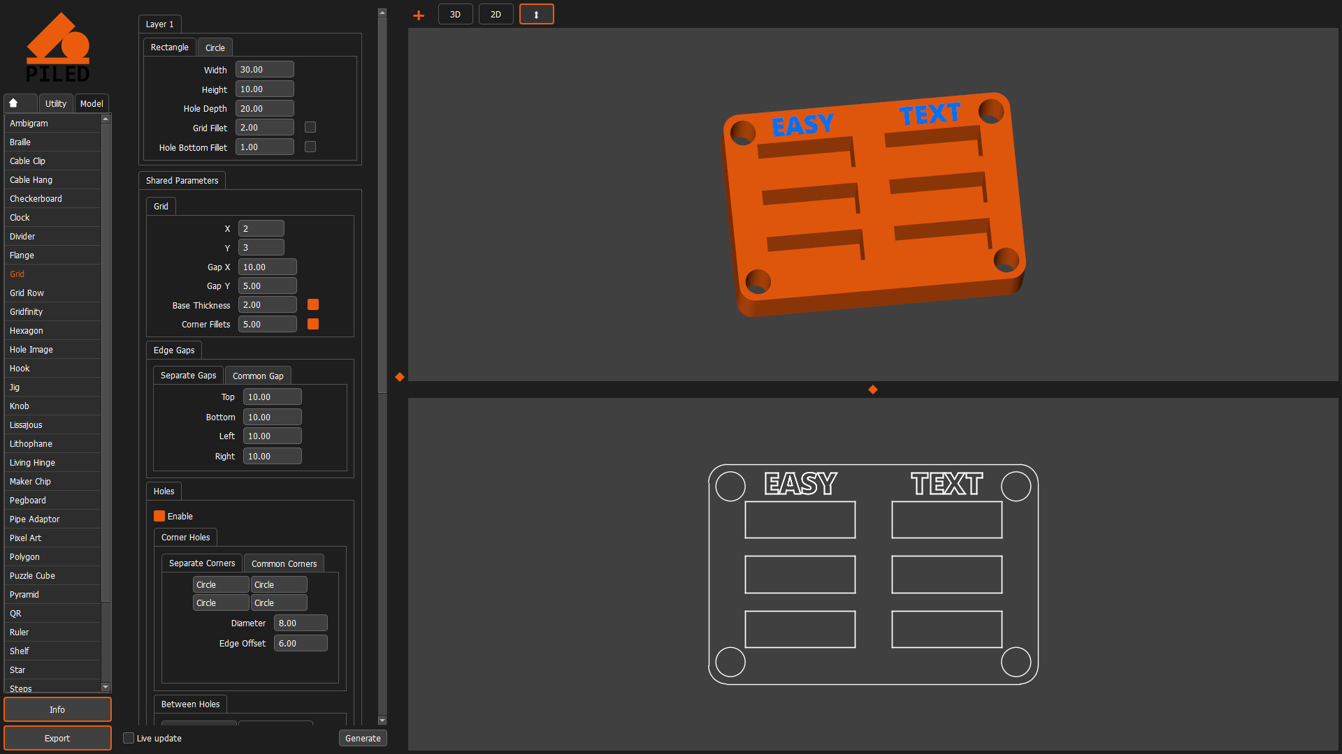 PILED 3D CAD MULTI TOOL Screenshot 3