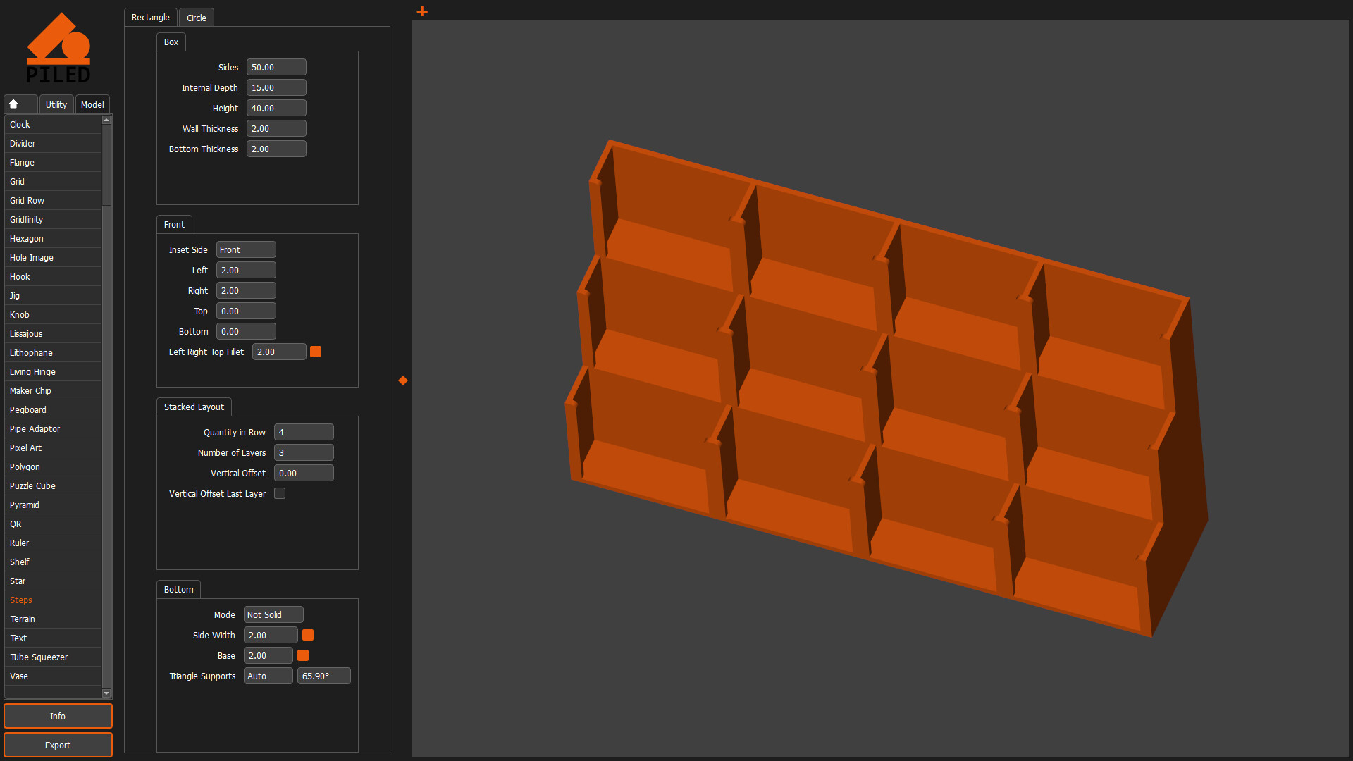 PILED 3D CAD MULTI TOOL Screenshot 2