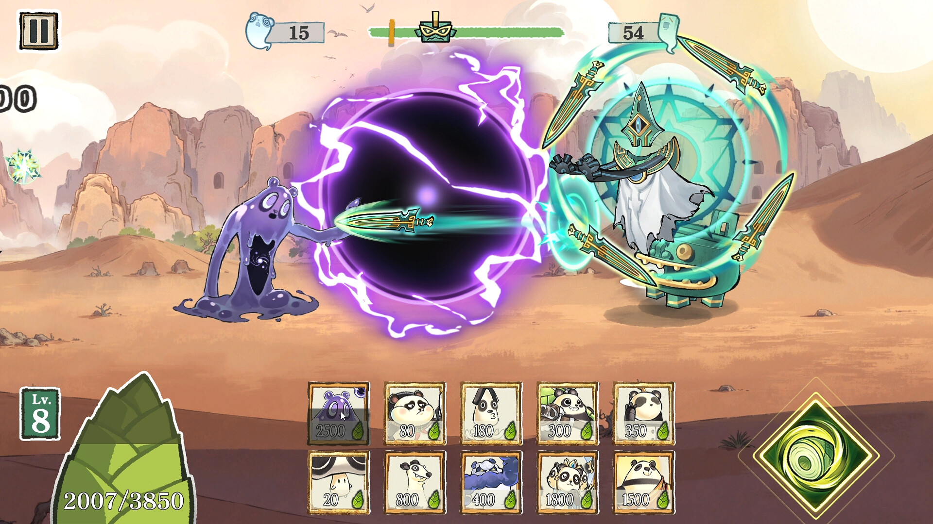 Panda Defense: Bronze Rush Screenshot 1