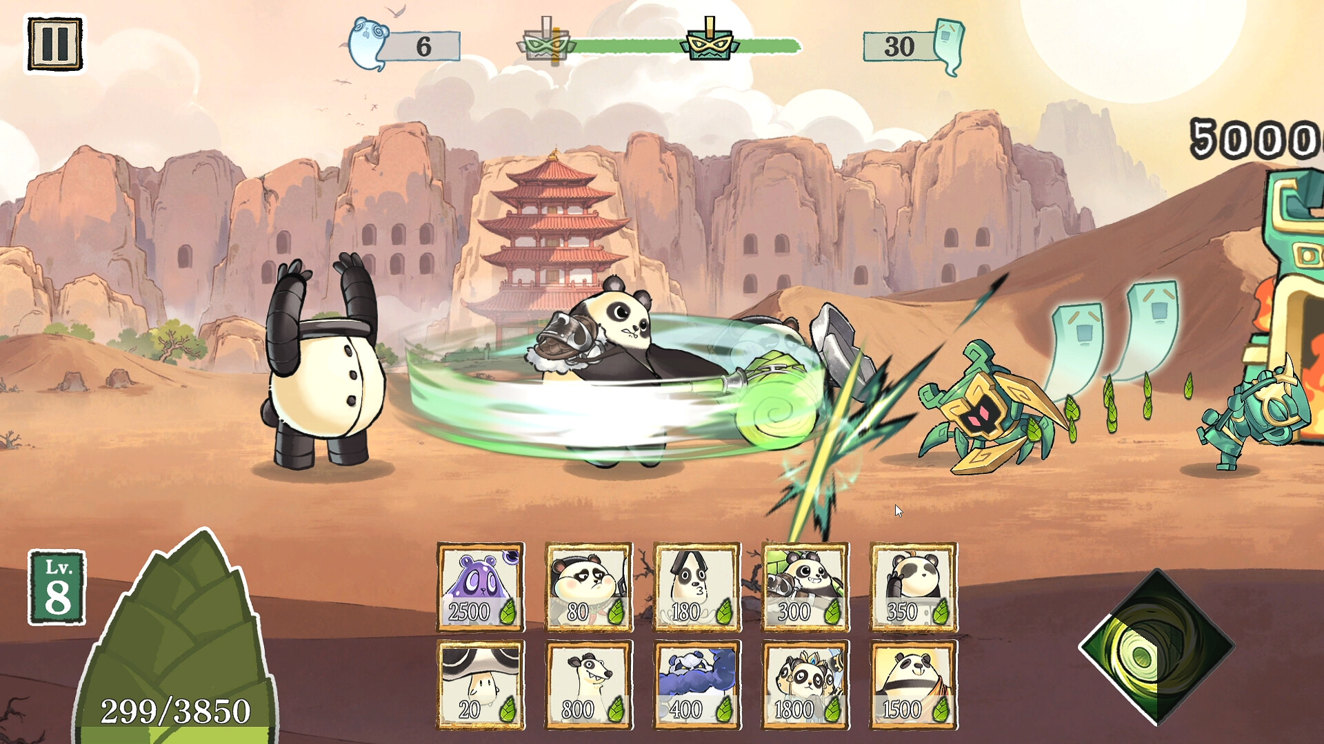 Panda Defense: Bronze Rush Screenshot 0