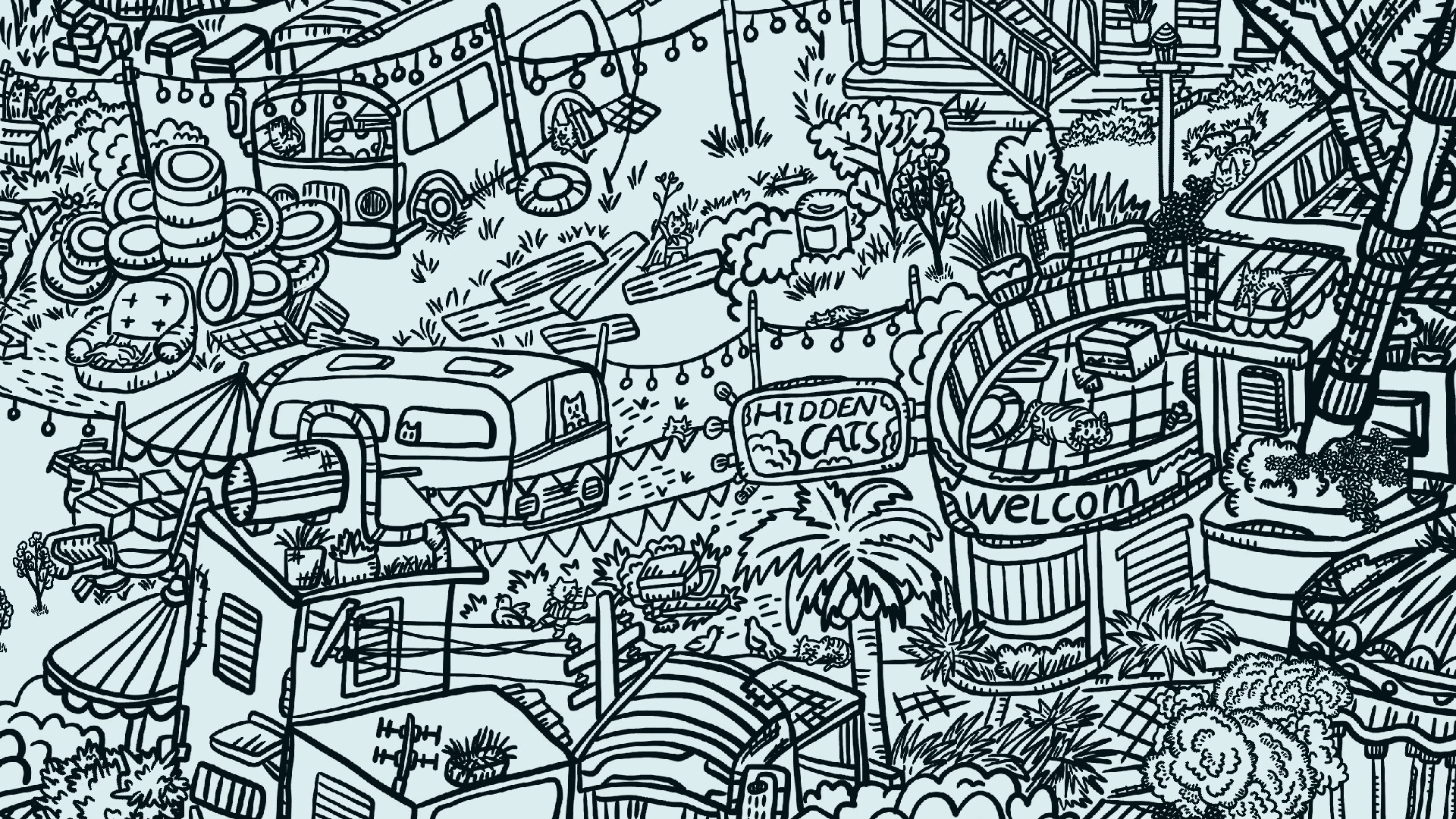 Finding Cats In Amusement Park Screenshot 2