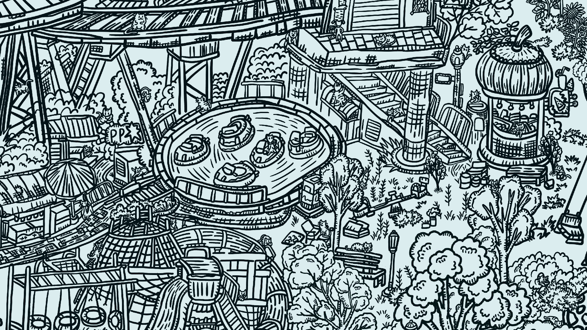 Finding Cats In Amusement Park Screenshot 4