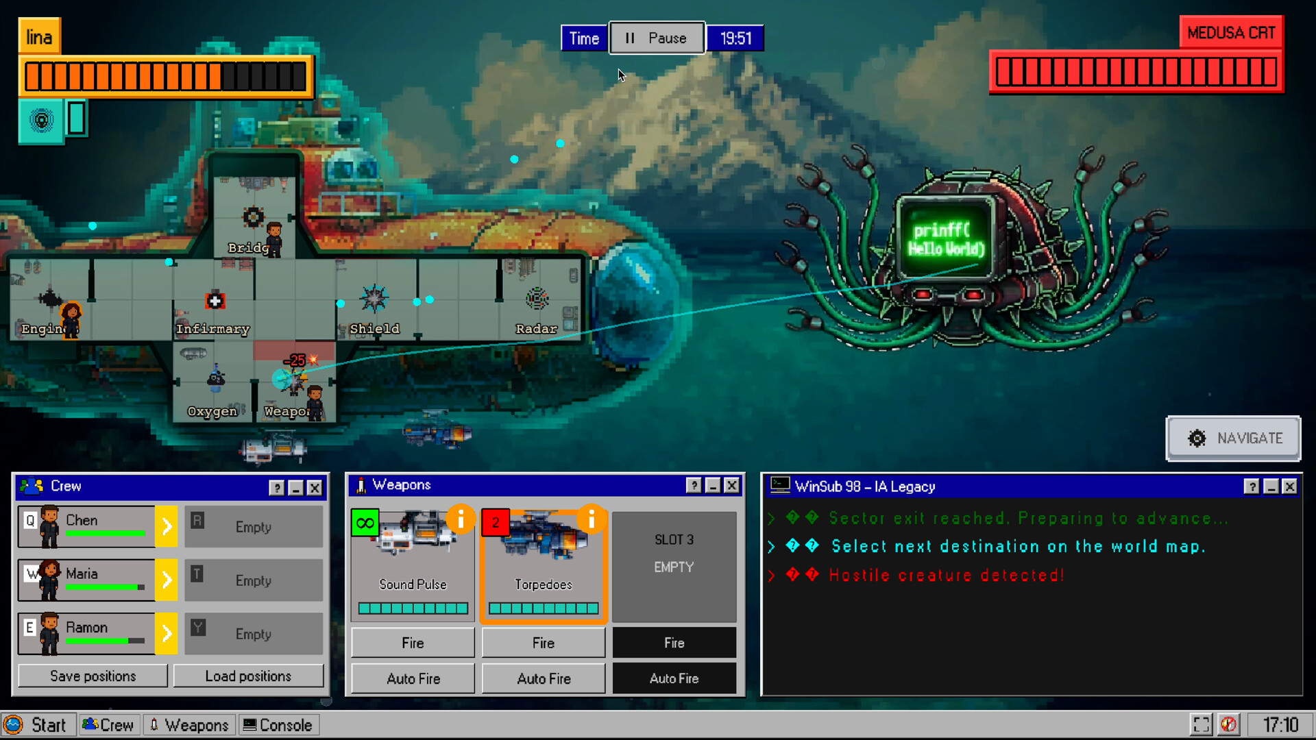 Submarine Homesick Blues Screenshot 0