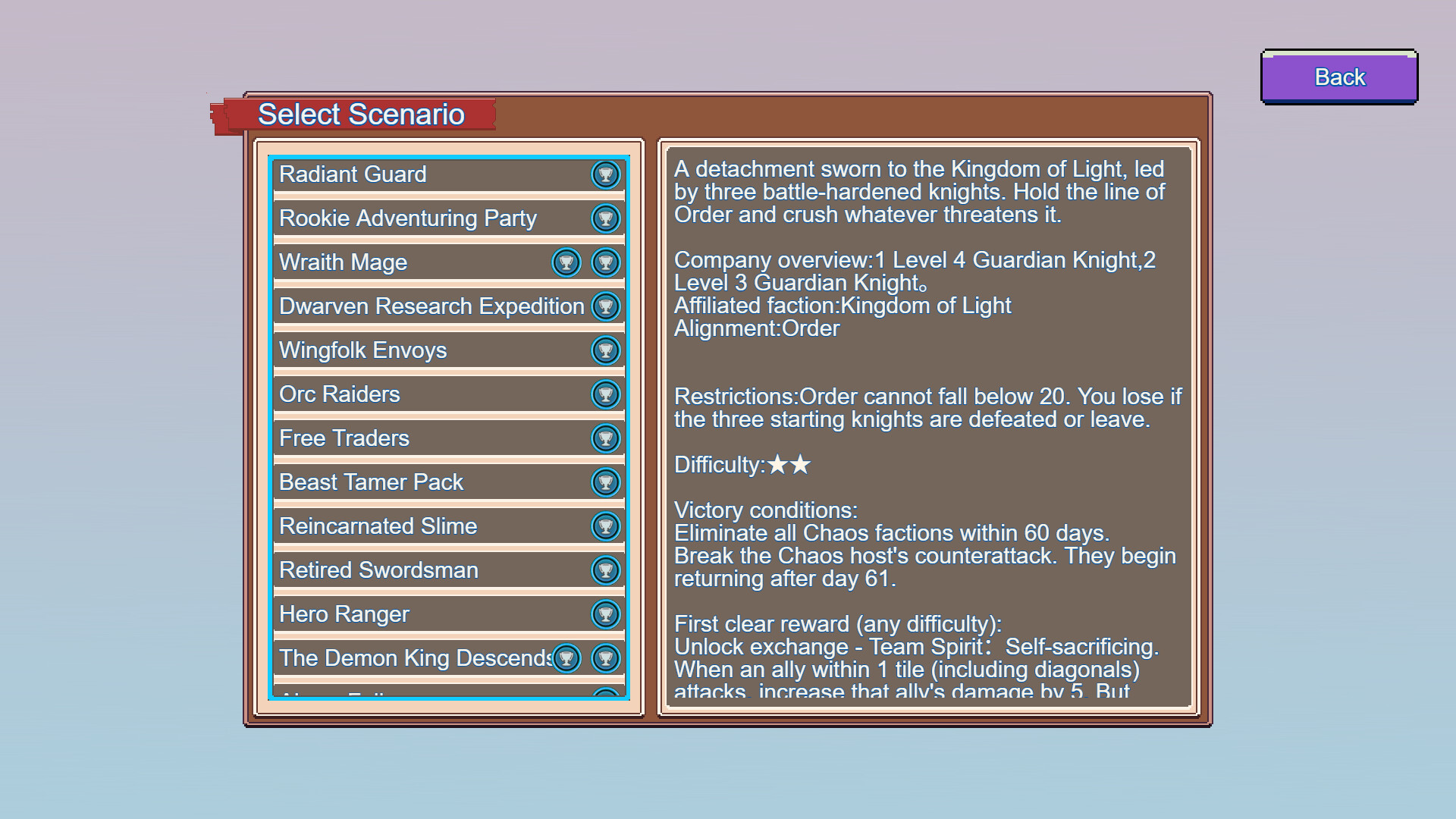 Fantasy Wars: Endless Heroes Screenshot 0