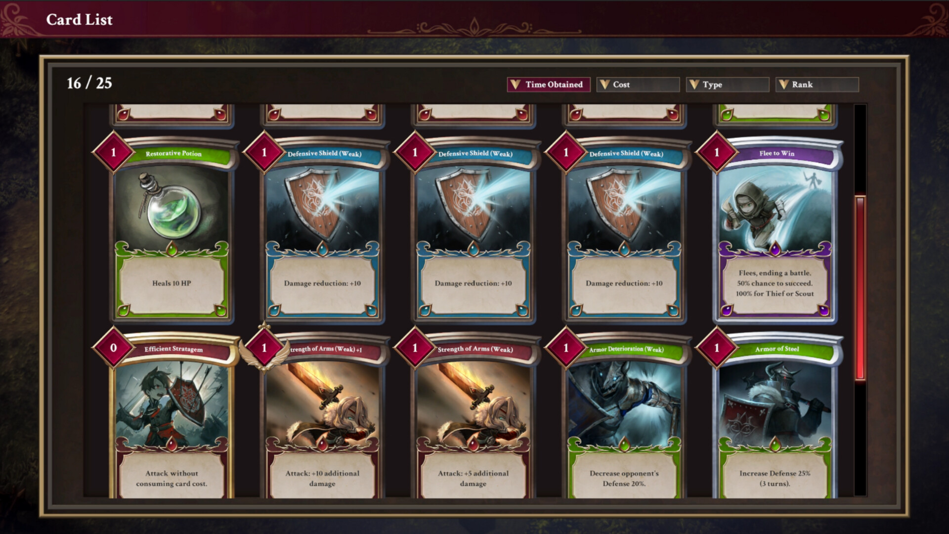 C.A.R.D.S. RPG: The Misty Battlefield Screenshot 2