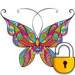 Butterflies - unlocked icon
