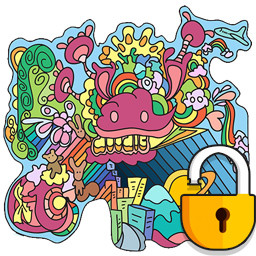 Doodles - unlocked icon