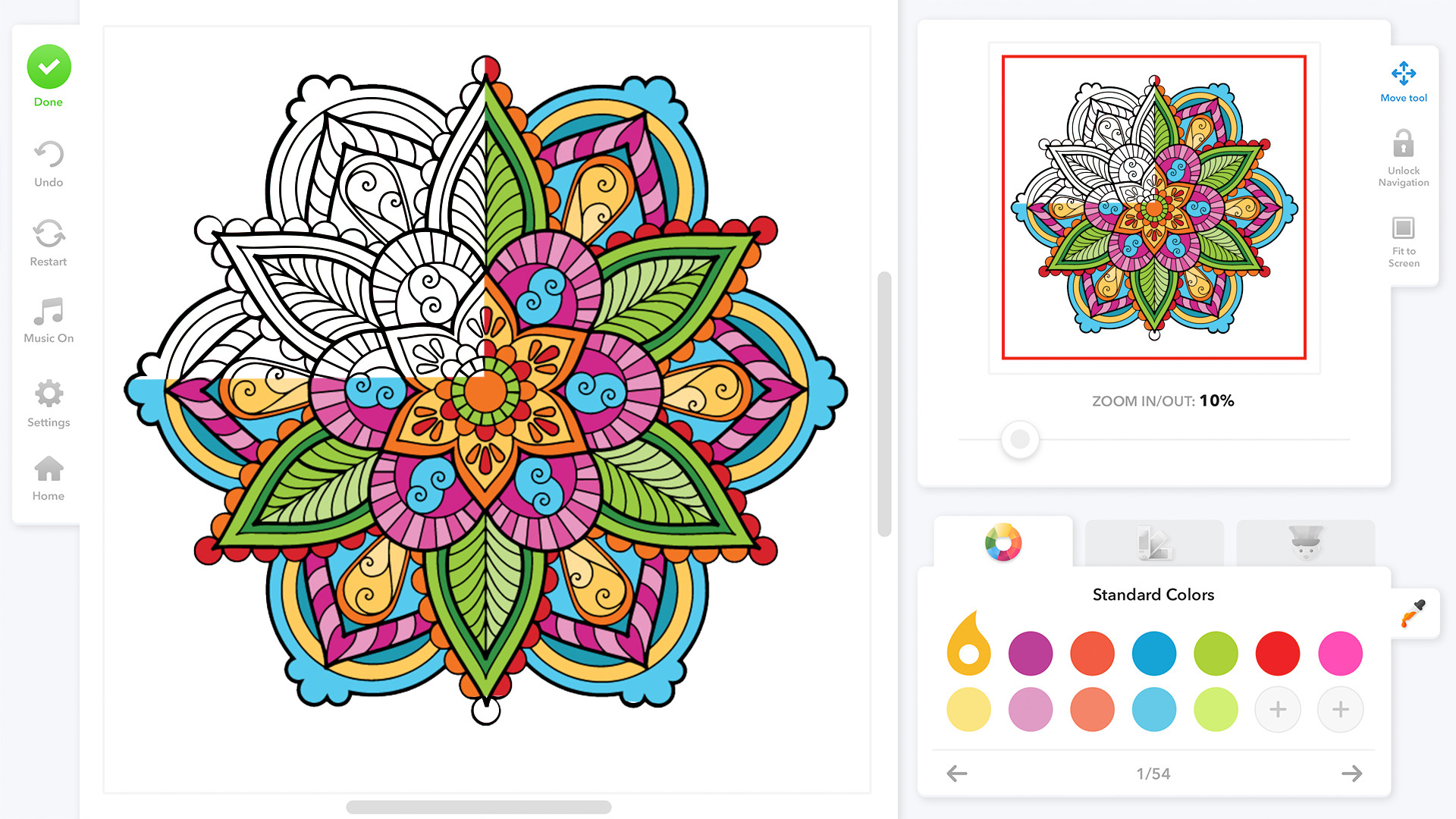 Coloring Book for Adults Screenshot 0