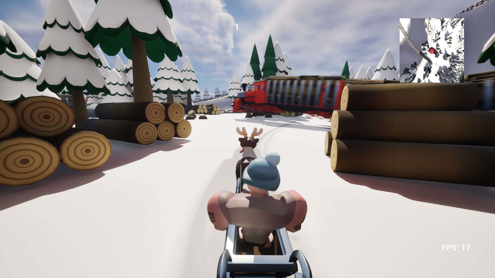 Reindeer Racing Screenshot 2