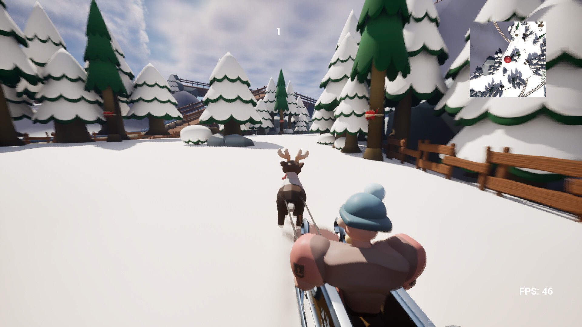Reindeer Racing Screenshot 3
