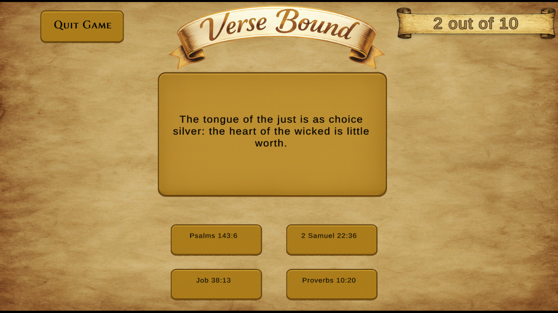 Verse Bound Screenshot 1