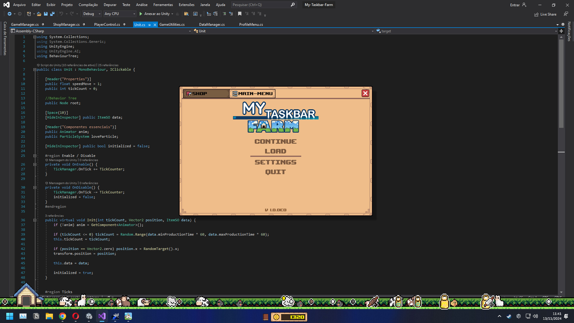 My Taskbar Farm Screenshot 0