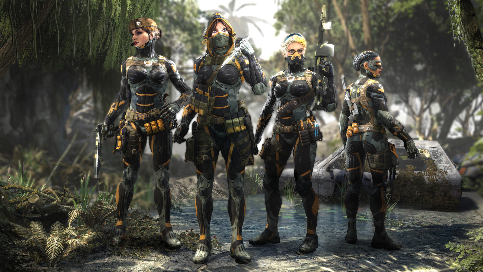 Warface: Clutch — Crysis Female Nanosuit Pack Screenshot 0