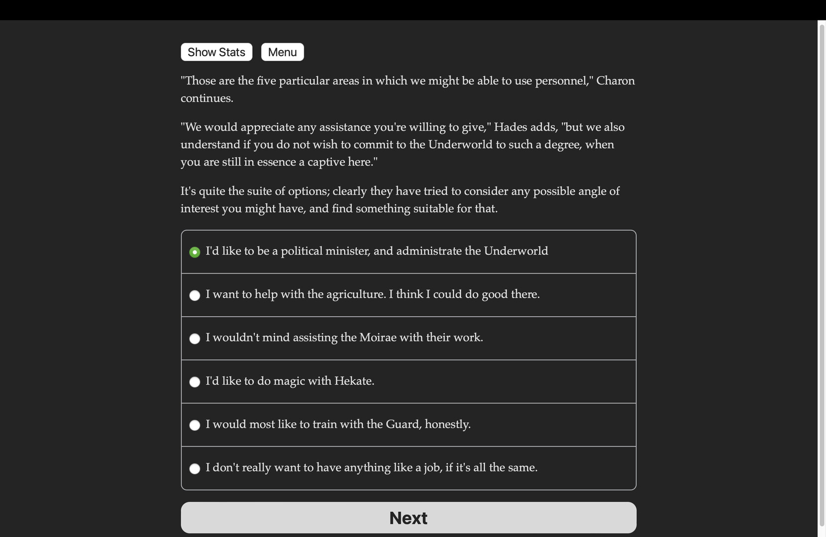 Fields of Asphodel Screenshot 1