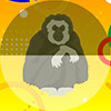White Cheeked Gibbon icon