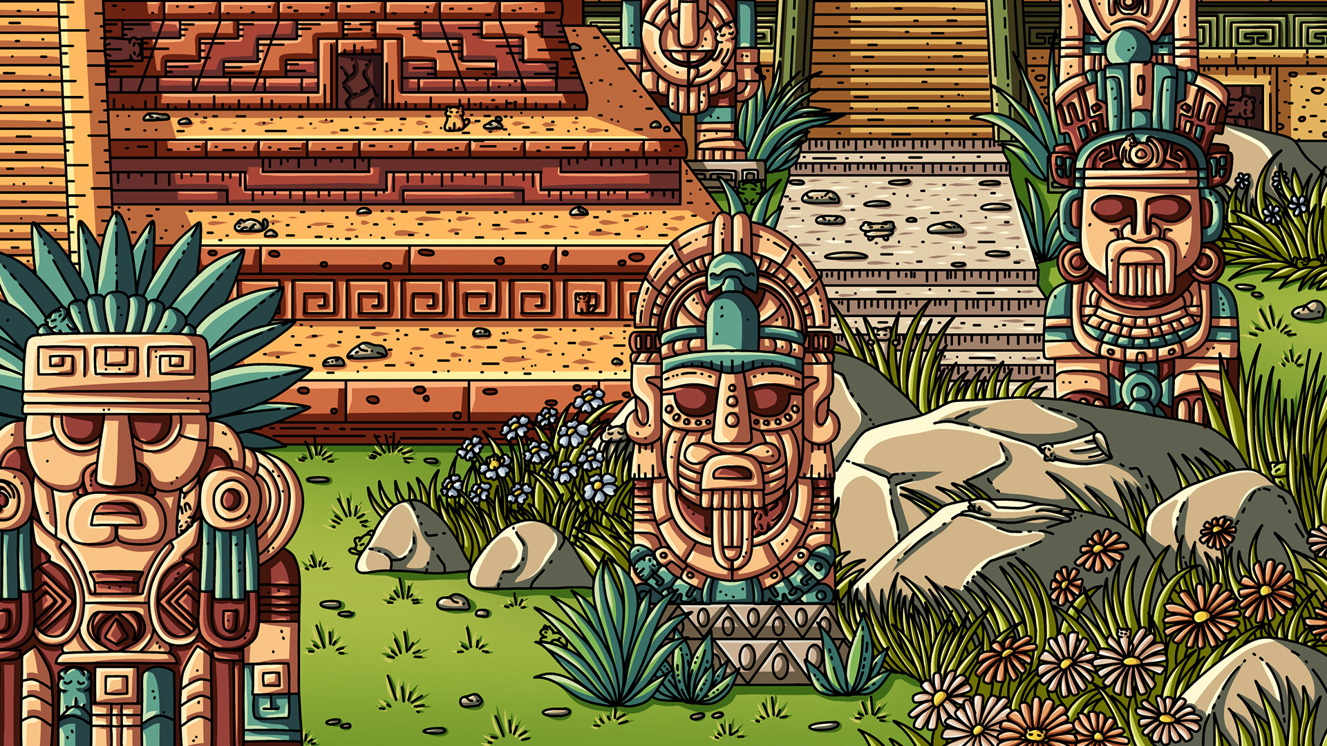 100 Aztec Cats Screenshot 1