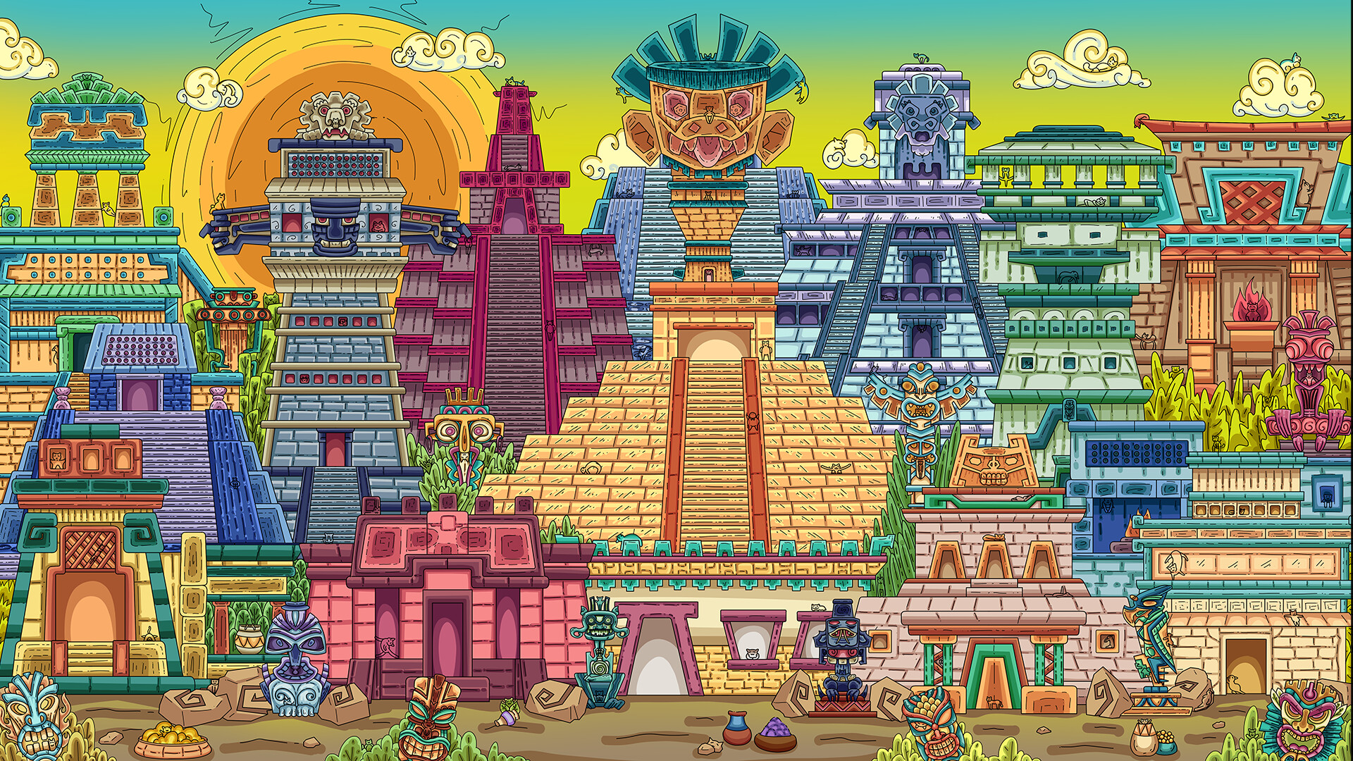 100 Aztec Cats Screenshot 9