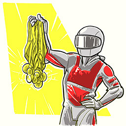 At one with the bike icon