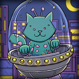 You found the Alien Cat icon