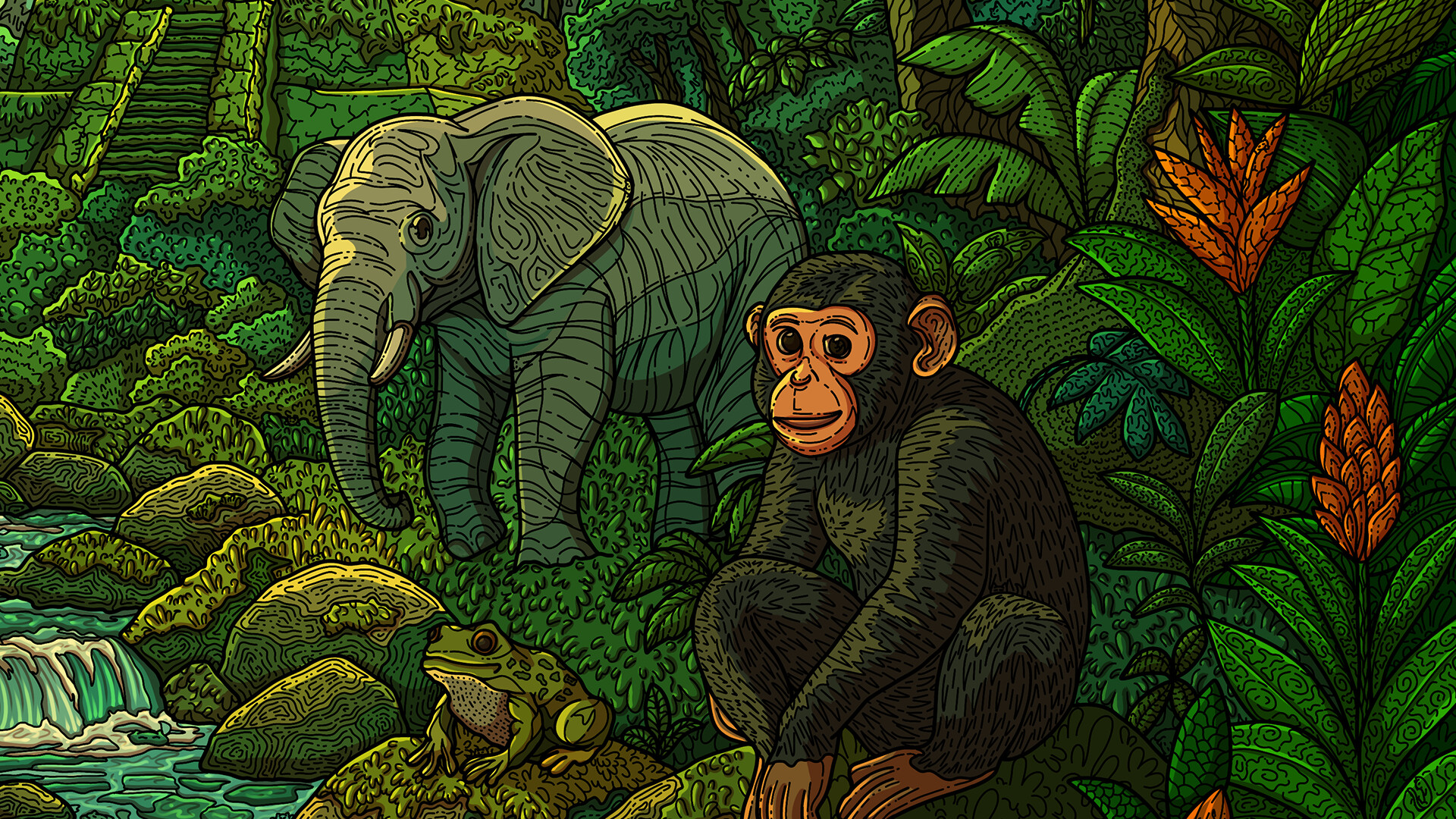 100 Jungle Cats Screenshot 0