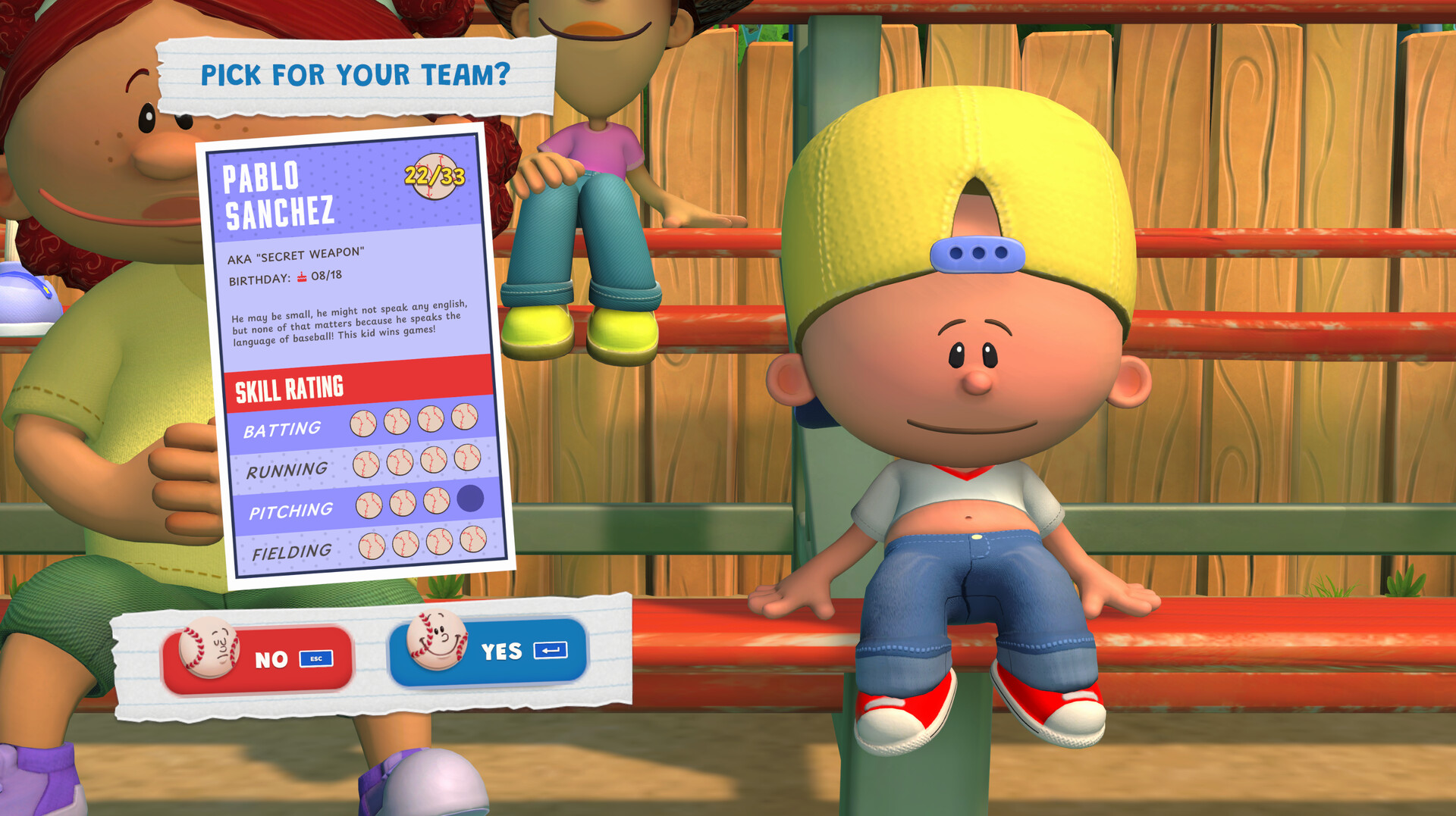 Backyard Baseball Screenshot 2