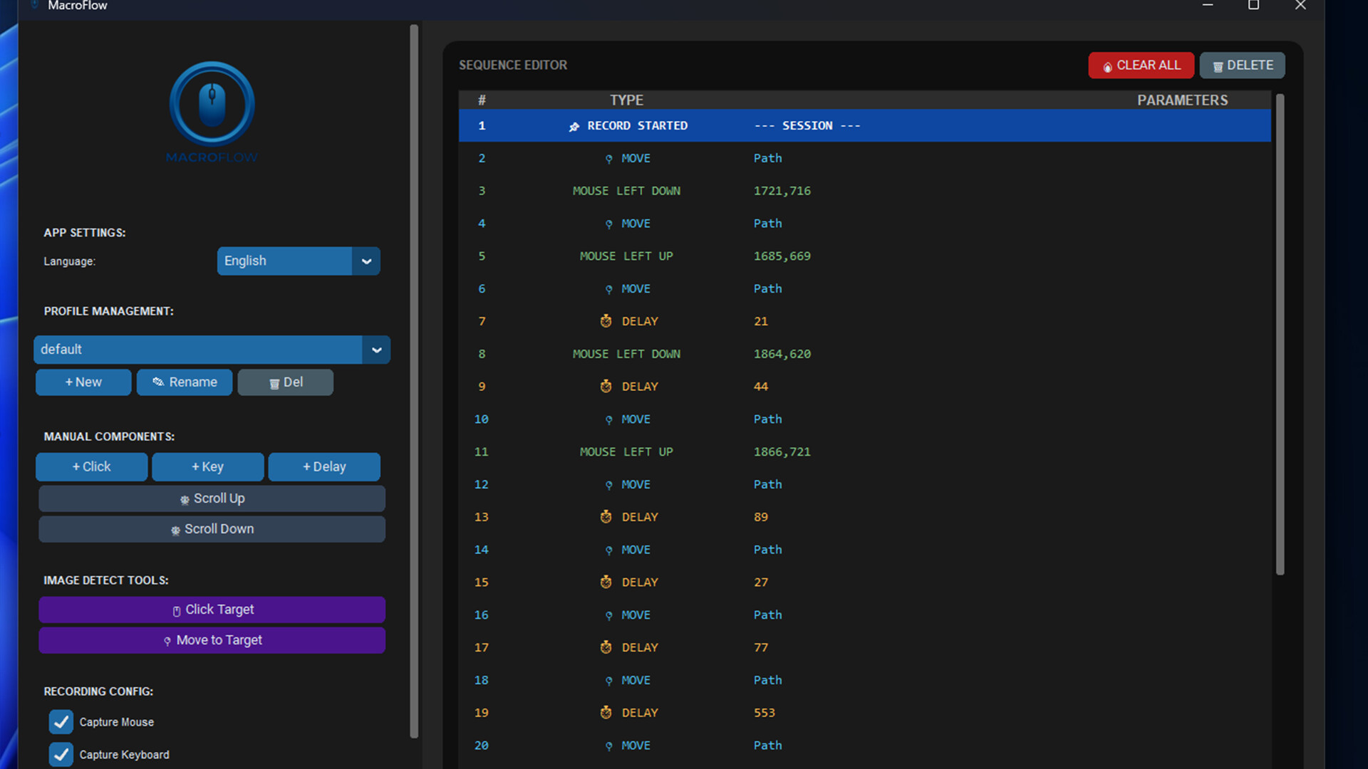 MacroFlow Screenshot 1