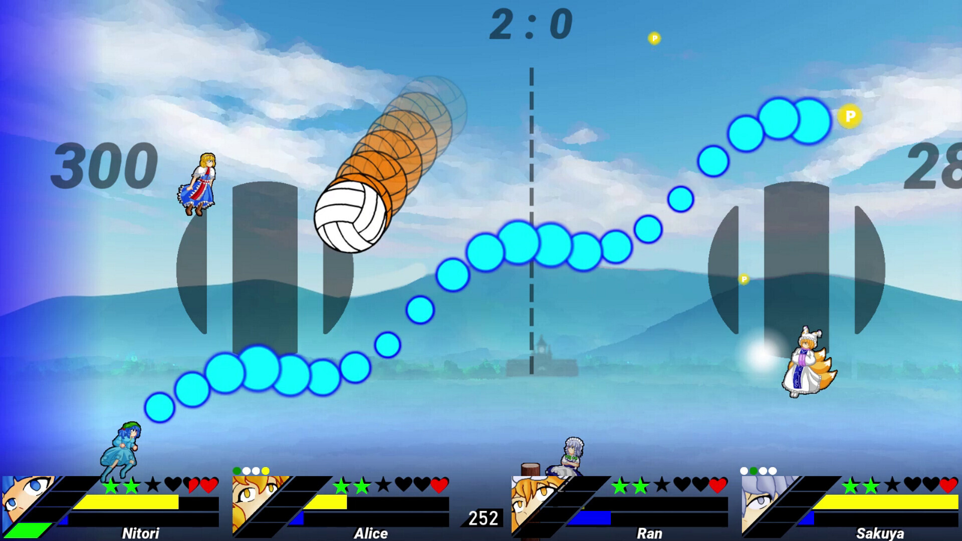Touhou Volleyball Danmaku Teaser Demo Screenshot 0