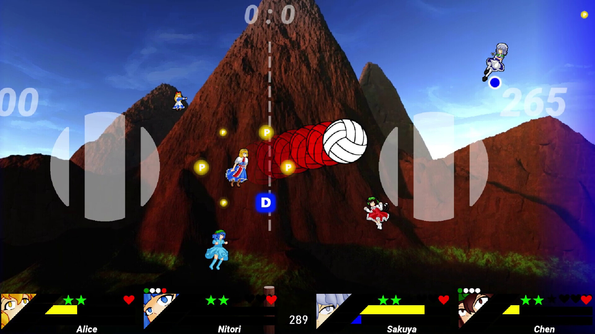 Touhou Volleyball Danmaku Teaser Demo Screenshot 5
