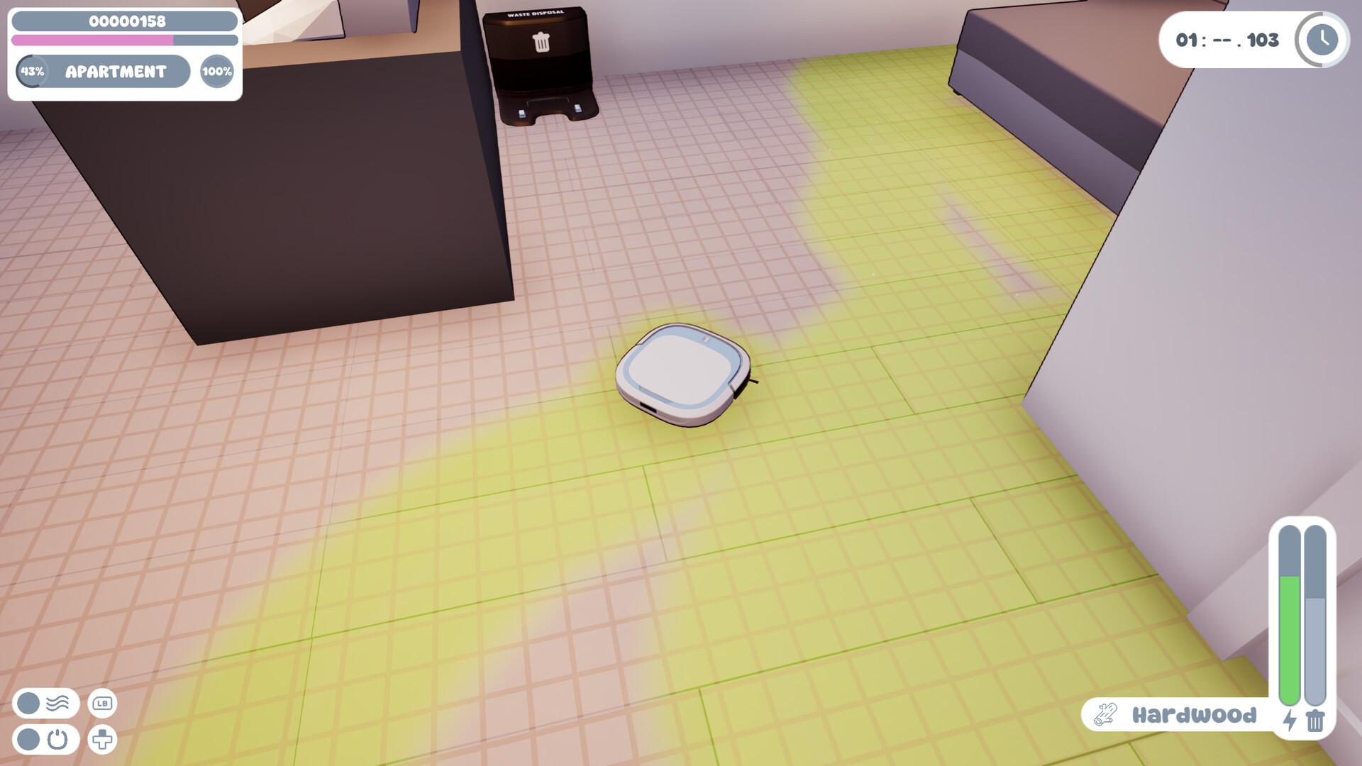 VacuuBot: Home Cleaning Simulator Screenshot 3