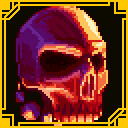 Haunted skull icon