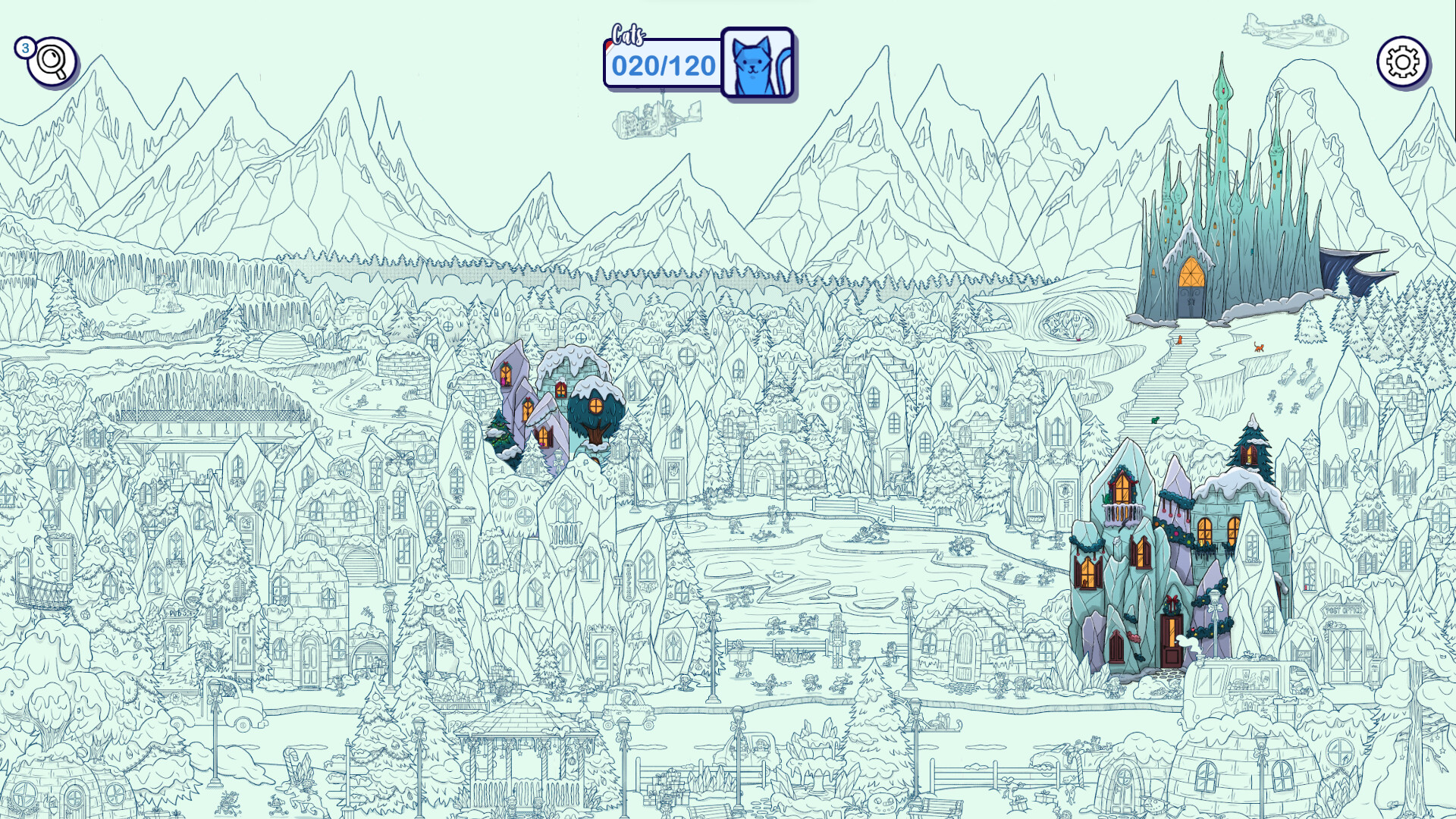 Hidden Cats in Santa's Realm Screenshot 3