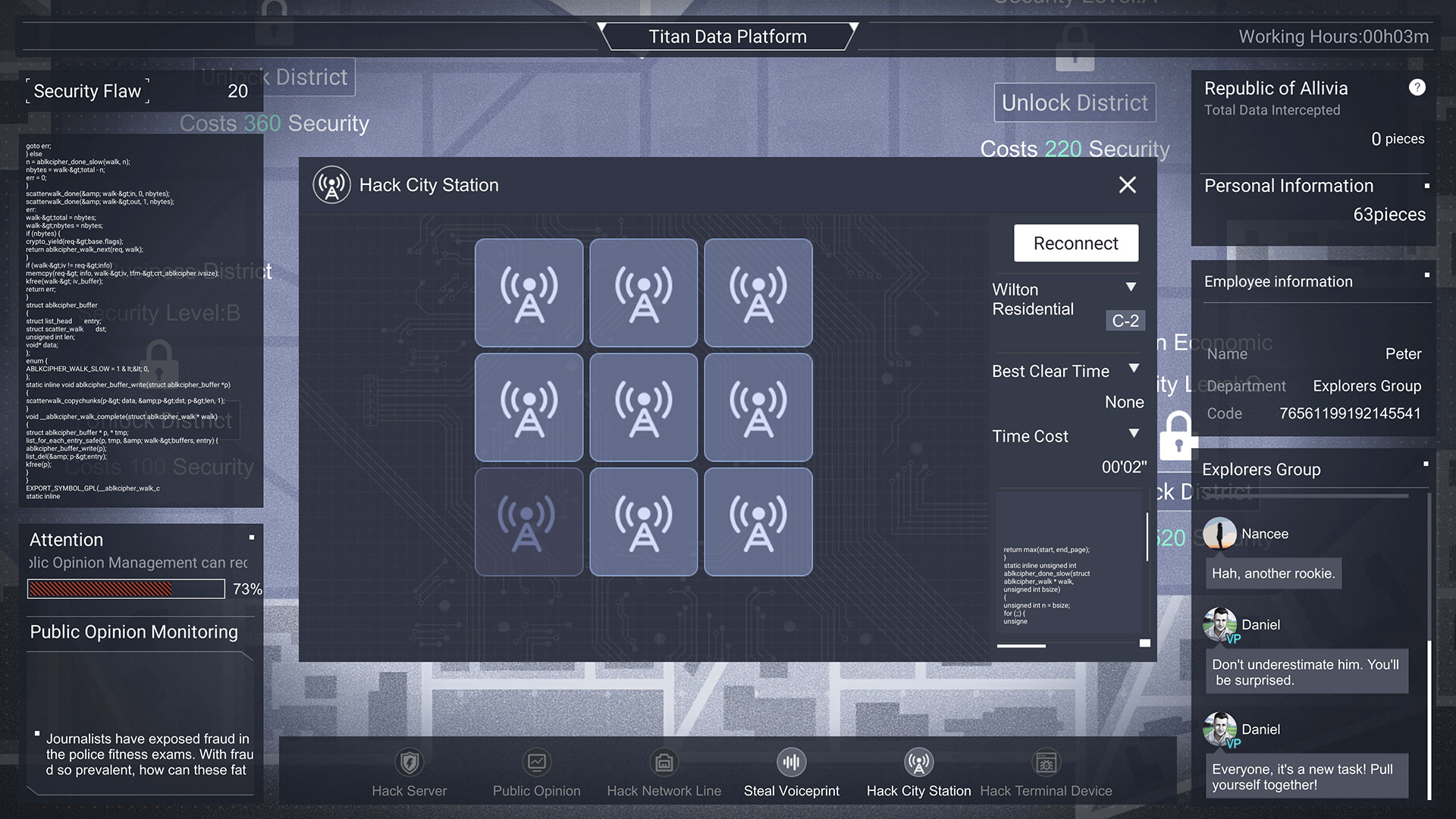 Cyber Manhunt - A Company Man of Titan Screenshot 5